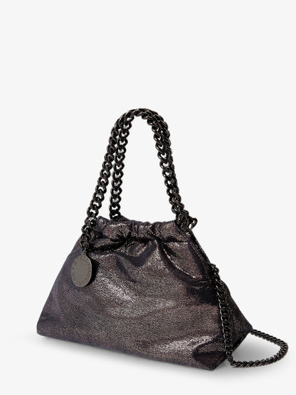 Falabella Eco Shiny Dotted Chamois Fabric Shoulder Bag thumbnail