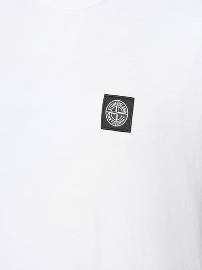 Cotton T-shirt with front logo patch thumbnail