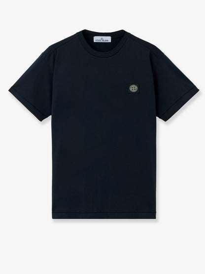 Cotton T-shirt with front logo patch thumbnail