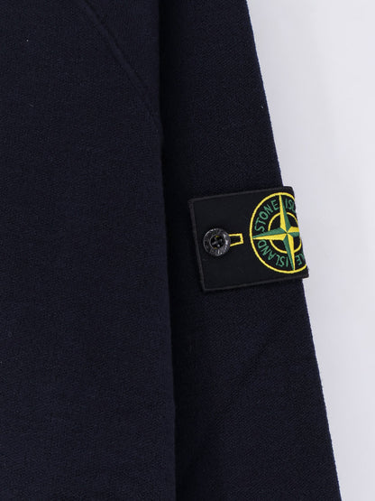 Cotton sweater with side logo patch thumbnail