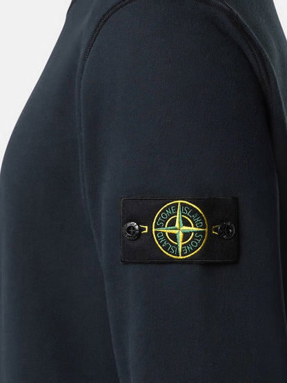 Cotton sweatshirt with side logo patch thumbnail