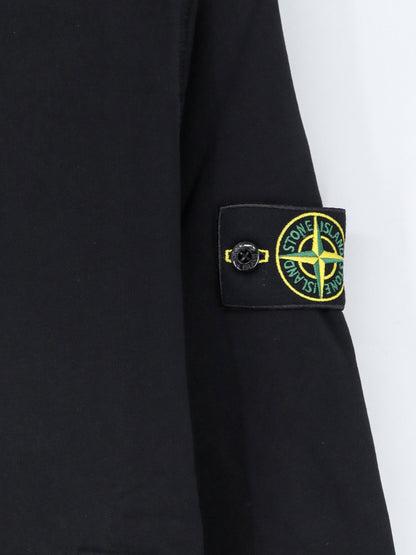 Cotton sweatshirt with side logo patch thumbnail