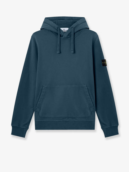 Cotton sweatshirt with side logo patch thumbnail