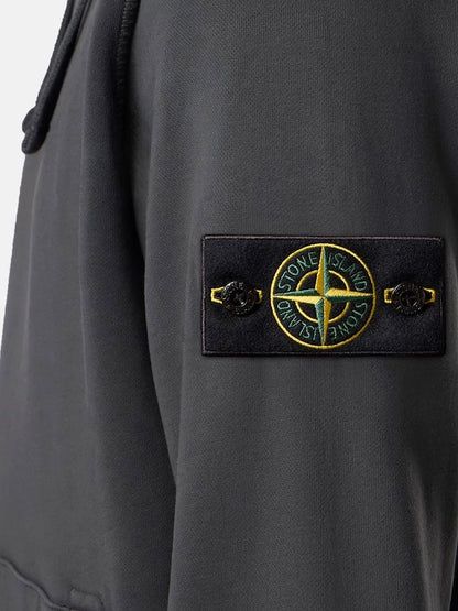 Cotton sweatshirt with side logo patch thumbnail