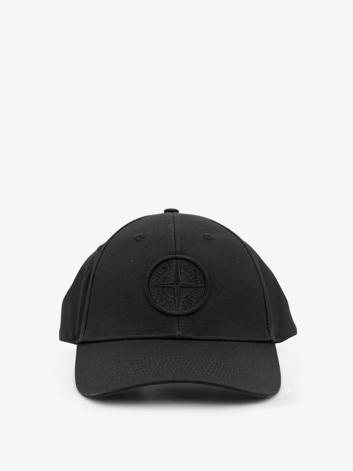 Cappello in cotone con logo frontale