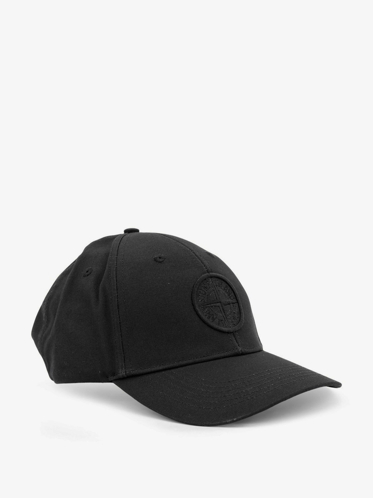 Cappello in cotone con logo frontale