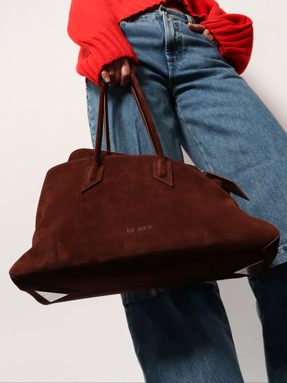 Borsa a spalla La Passeggiata in suede thumbnail