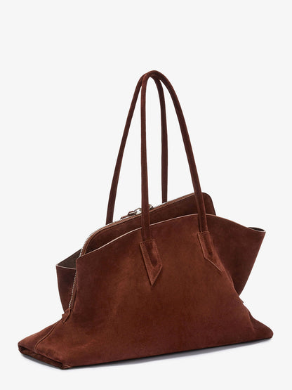 Borsa a spalla La Passeggiata in suede thumbnail