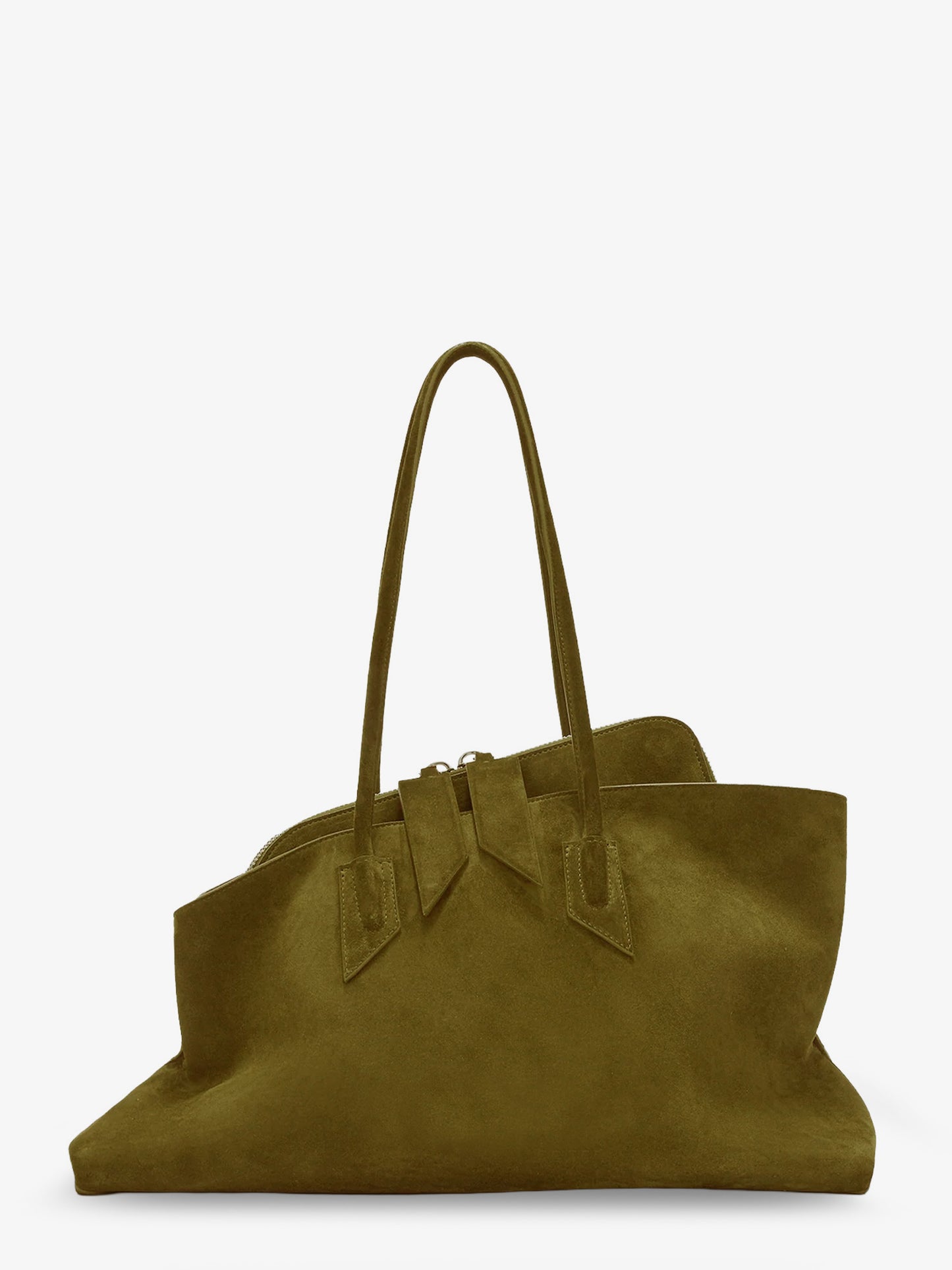 La Passeggiata suede shoulder bag