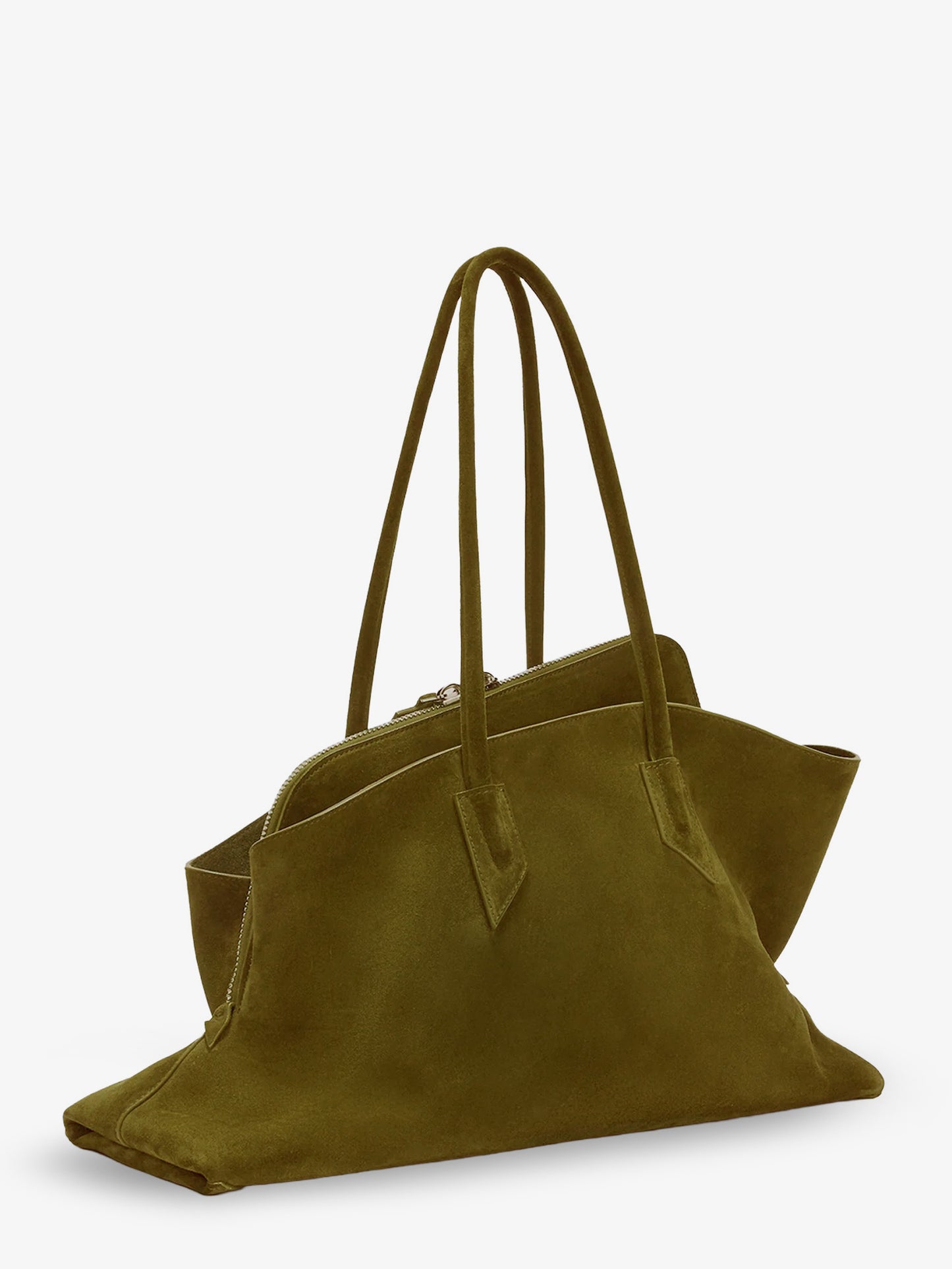 La Passeggiata suede shoulder bag