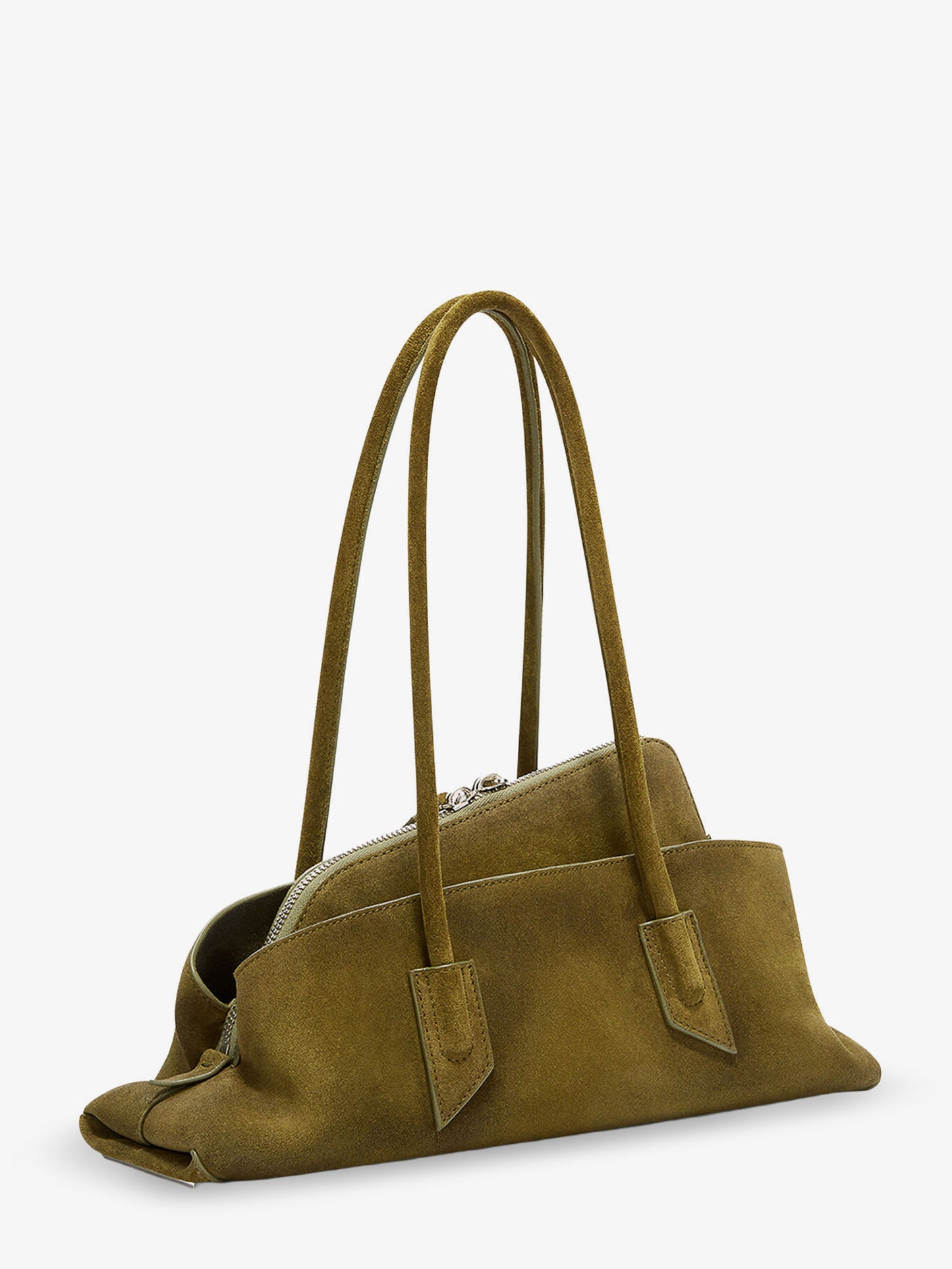 La Passeggiata Small suede shoulder bag