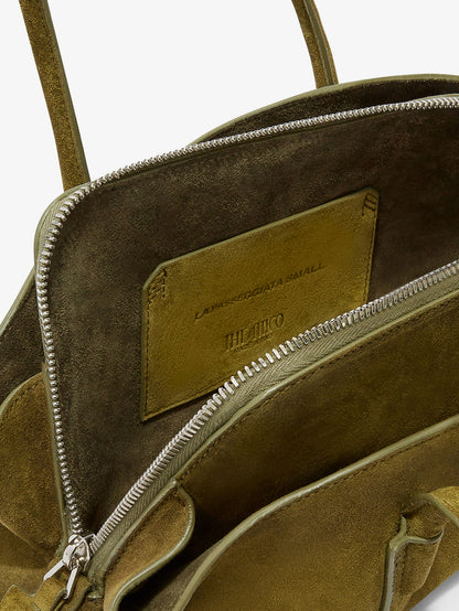 La Passeggiata Small suede shoulder bag thumbnail