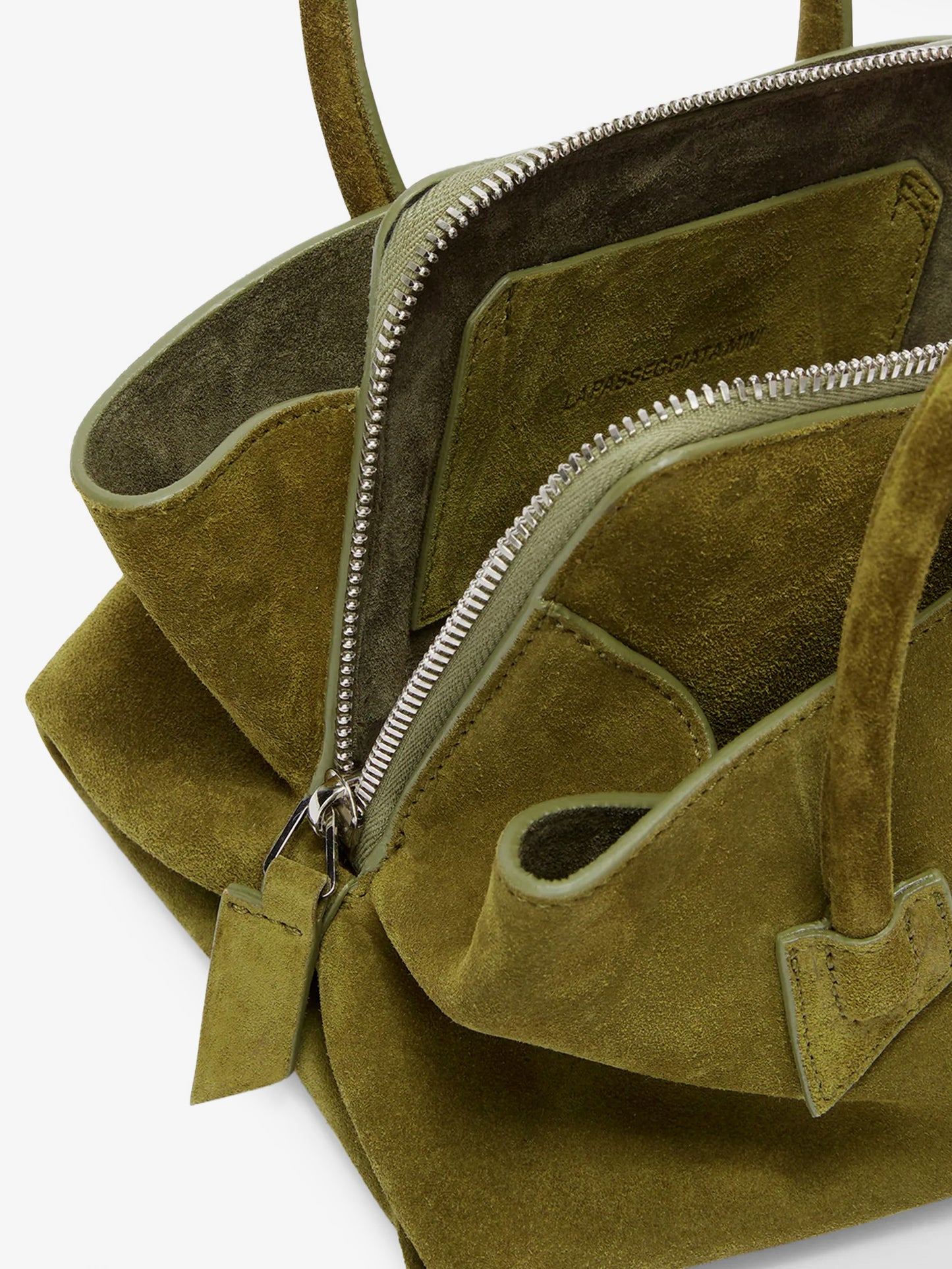 La Passeggiata Mini suede handbag