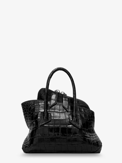 La Passeggiata Mini croco effect leather handbag thumbnail
