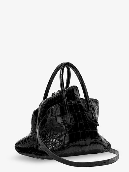 La Passeggiata Mini croco effect leather handbag thumbnail
