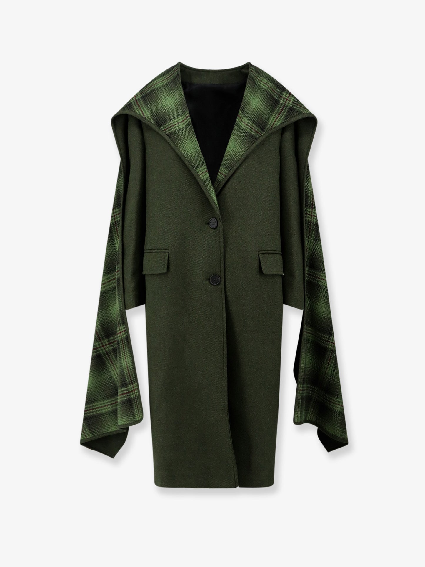 Wool blend coat