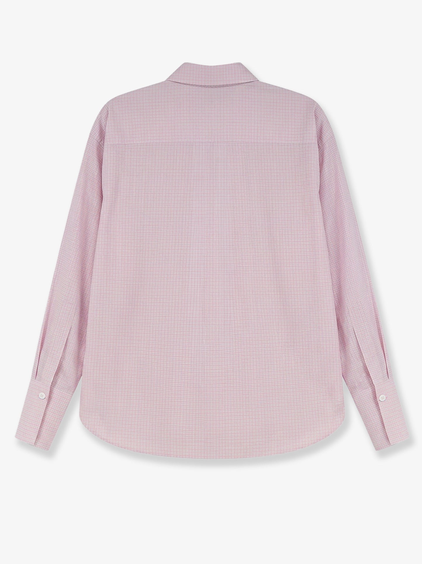 Cotton shirt with front embroidered logo
