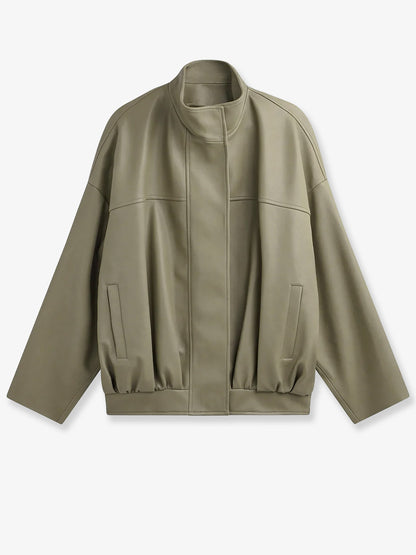 Veren faux leather jacket thumbnail