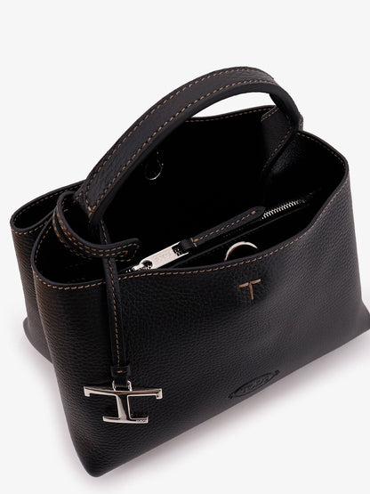Micro leather crossbody bag with iconic stitching on the front thumbnail