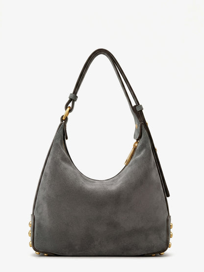 Mini Bag Metal Dots suede shoulder bag thumbnail