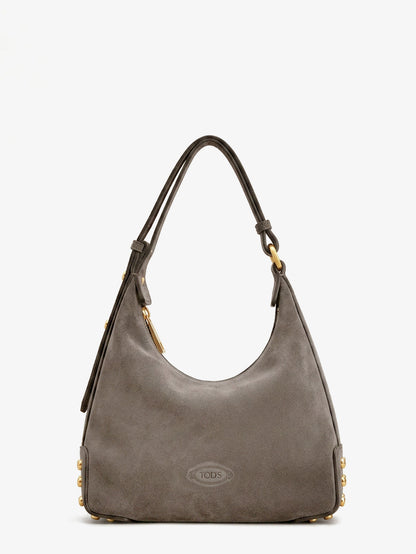 Mini Bag Metal Dots suede crossbody bag thumbnail