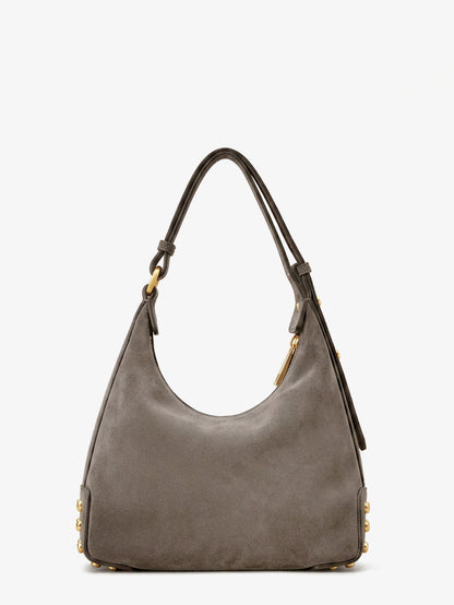 Mini Bag Metal Dots suede crossbody bag thumbnail