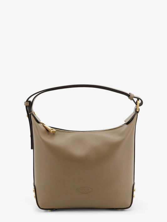 Metal Dots Leather Mini Bag