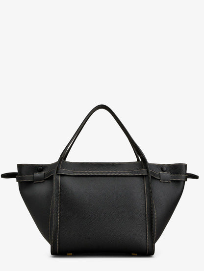 Hammered laeather tote bag thumbnail