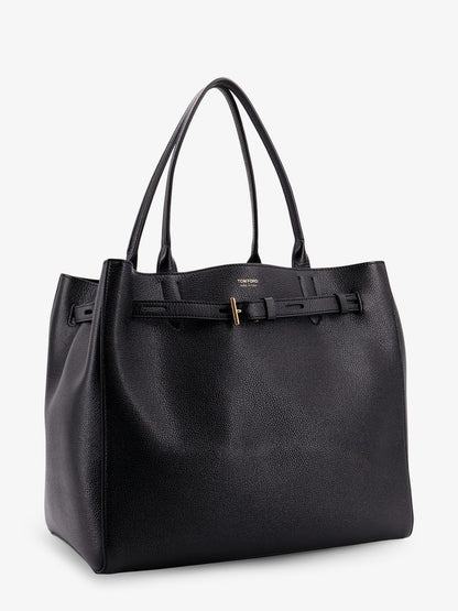 Leather shoulder bag with logo thumbnail