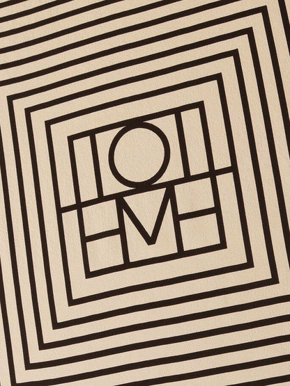 Centered Monogram silk foulard thumbnail