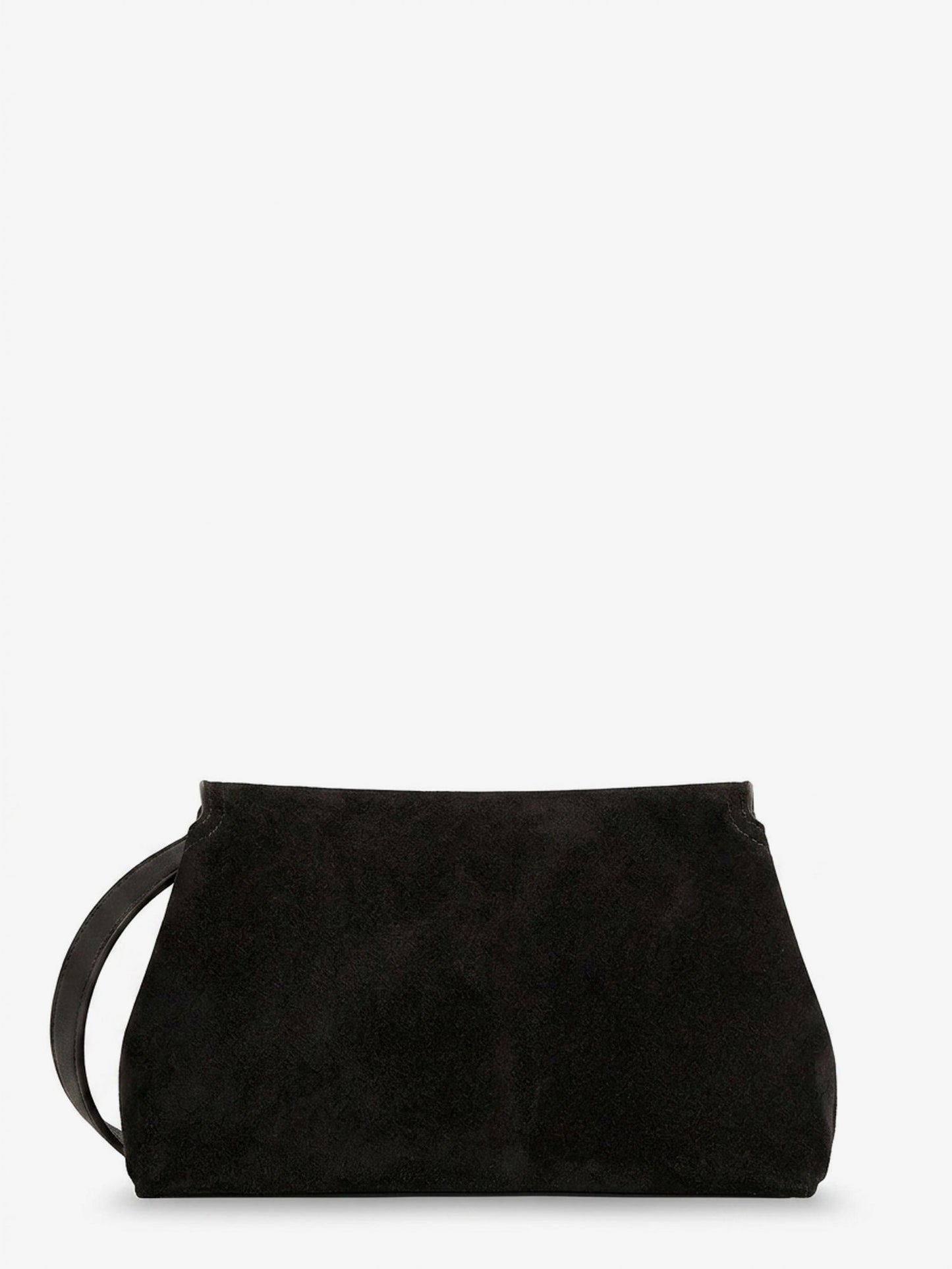 T-Lock suede handbag