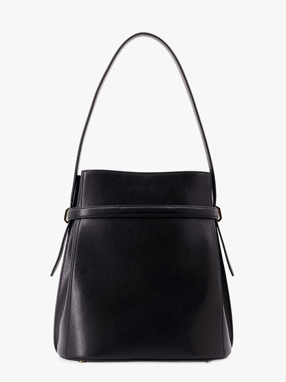 Belted leather bucket bag thumbnail