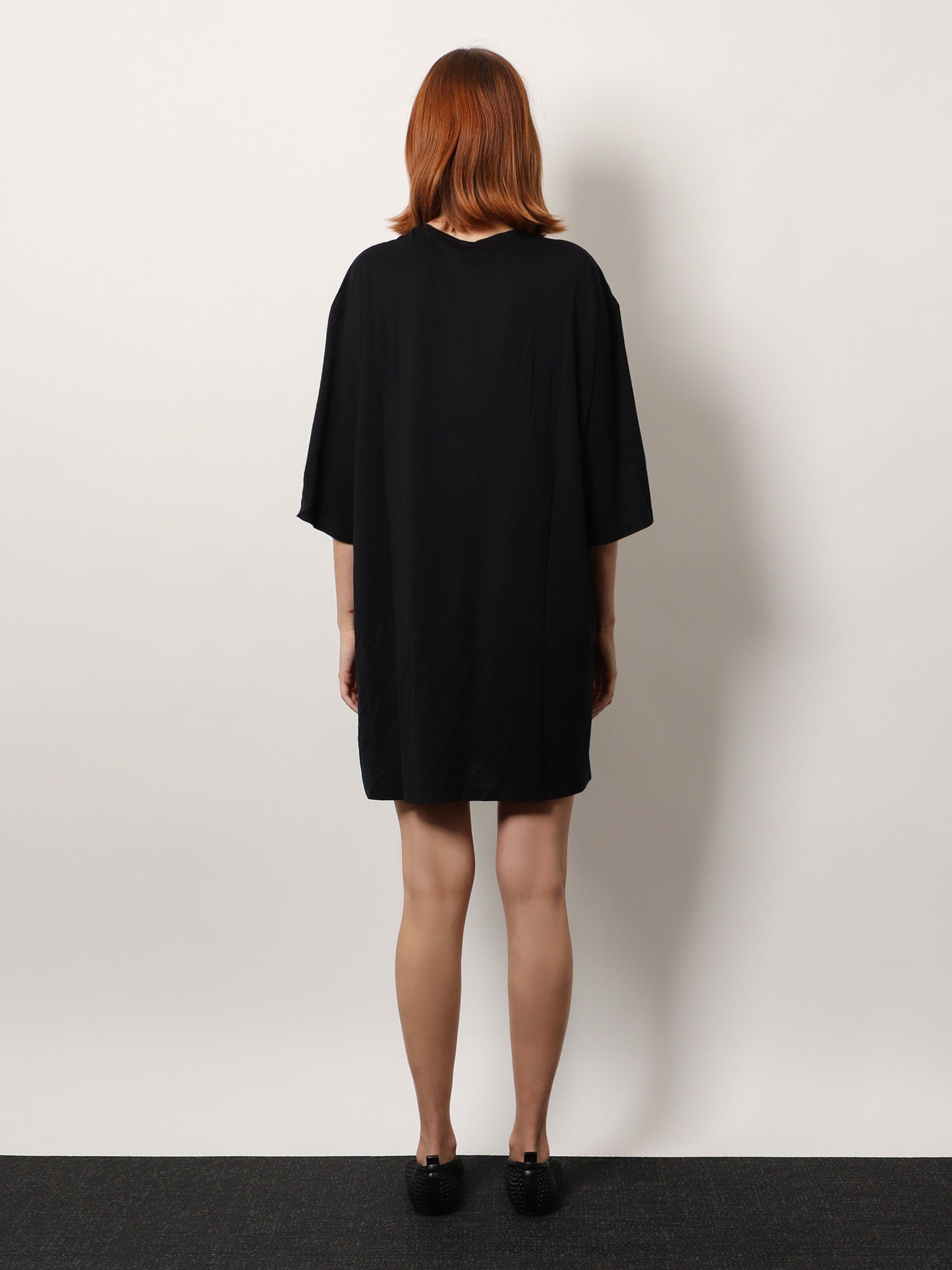 Relaxed Tee lyocell and cotton short dress