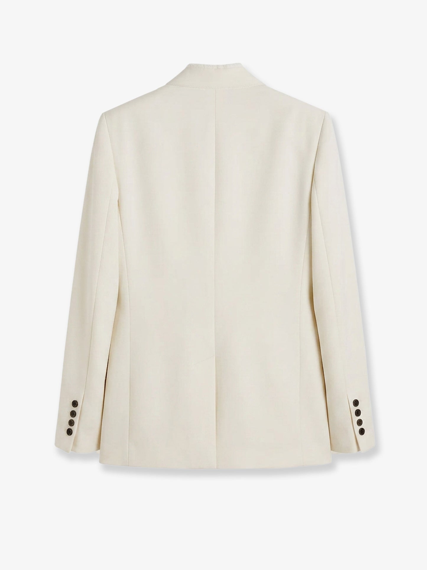 Raw lapel blazer