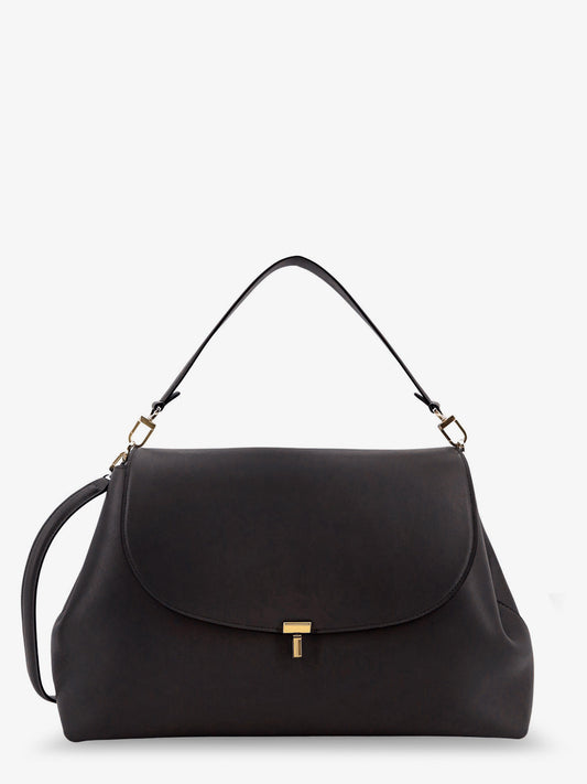 T-Lock Leather Shoulder Bag