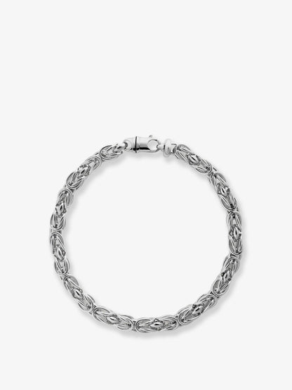 Byzantine rhodium-plated brass necklace thumbnail