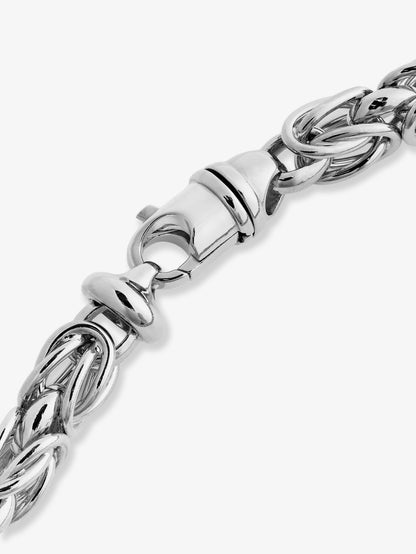 Byzantine rhodium-plated brass necklace thumbnail