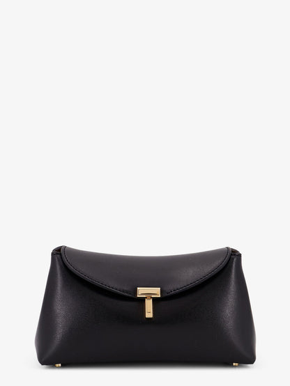 Mini T-Lock leather clutch thumbnail
