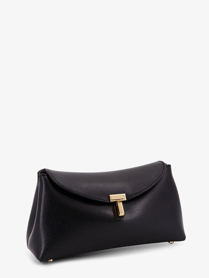 Mini T-Lock leather clutch thumbnail