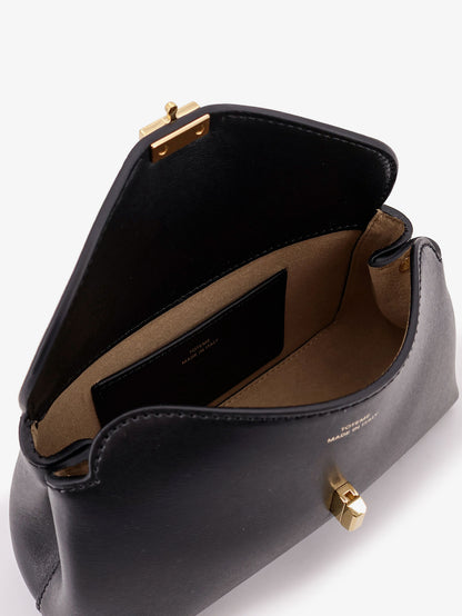 Mini T-Lock leather clutch thumbnail