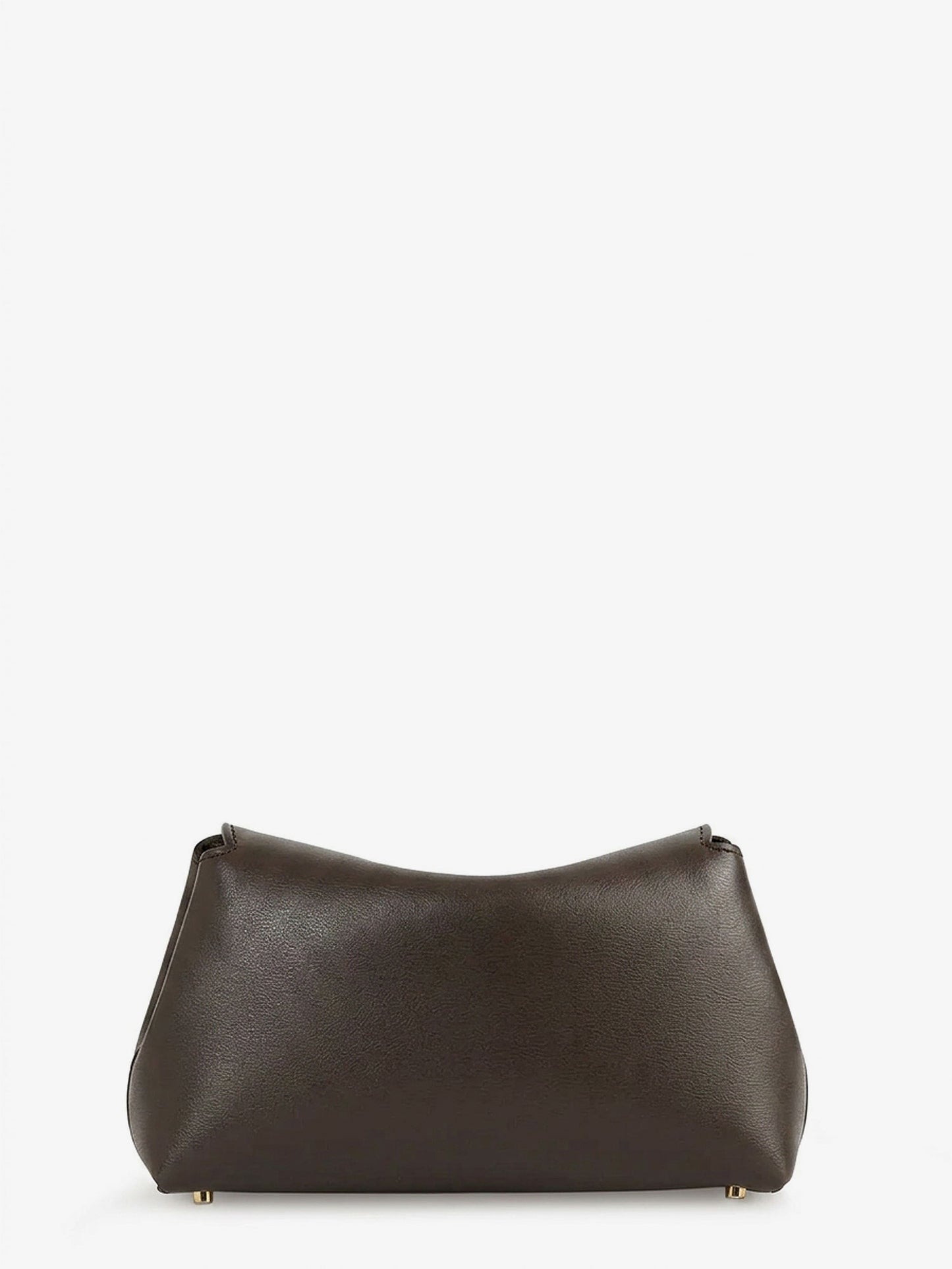 Mini T-Lock Leather Clutch