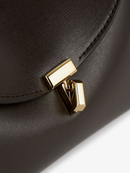 Mini T-Lock Leather Clutch thumbnail