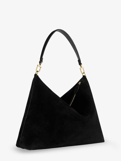 Medium Bevel Suede Shoulder Bag thumbnail