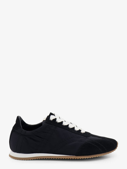 Sneakers in nylon e suede con dettaglio impunture all-over thumbnail