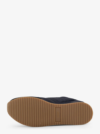 Sneakers in nylon e suede con dettaglio impunture all-over thumbnail