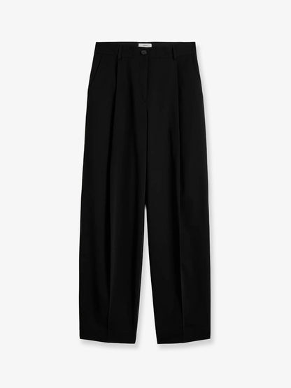Single Pleat cotton trousers thumbnail