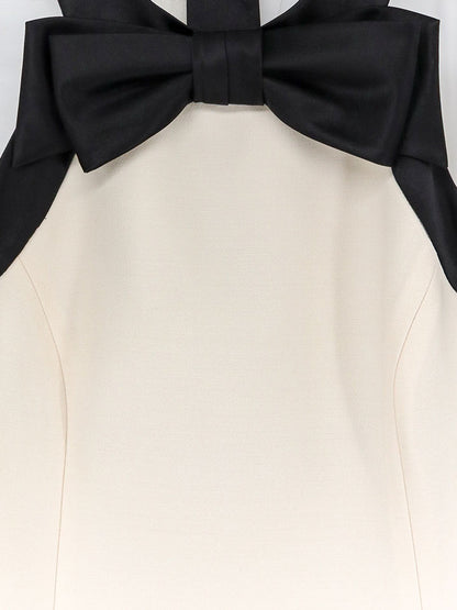 Mini dress with bow detail thumbnail