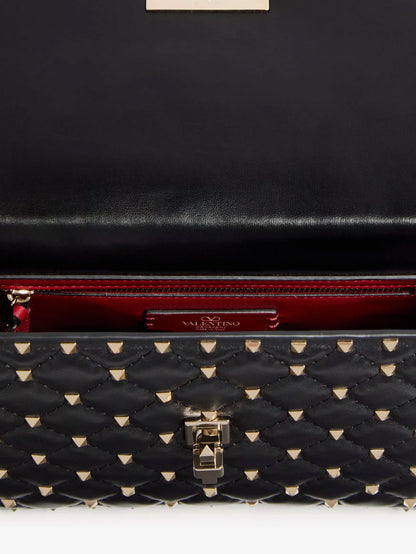 Rockstud Spike leather crossbody bag with iconic all-over studs thumbnail