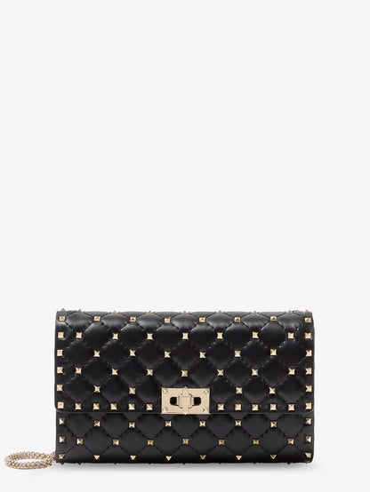 Rockstud Spike leather crossbody bag with iconic all-over studs thumbnail