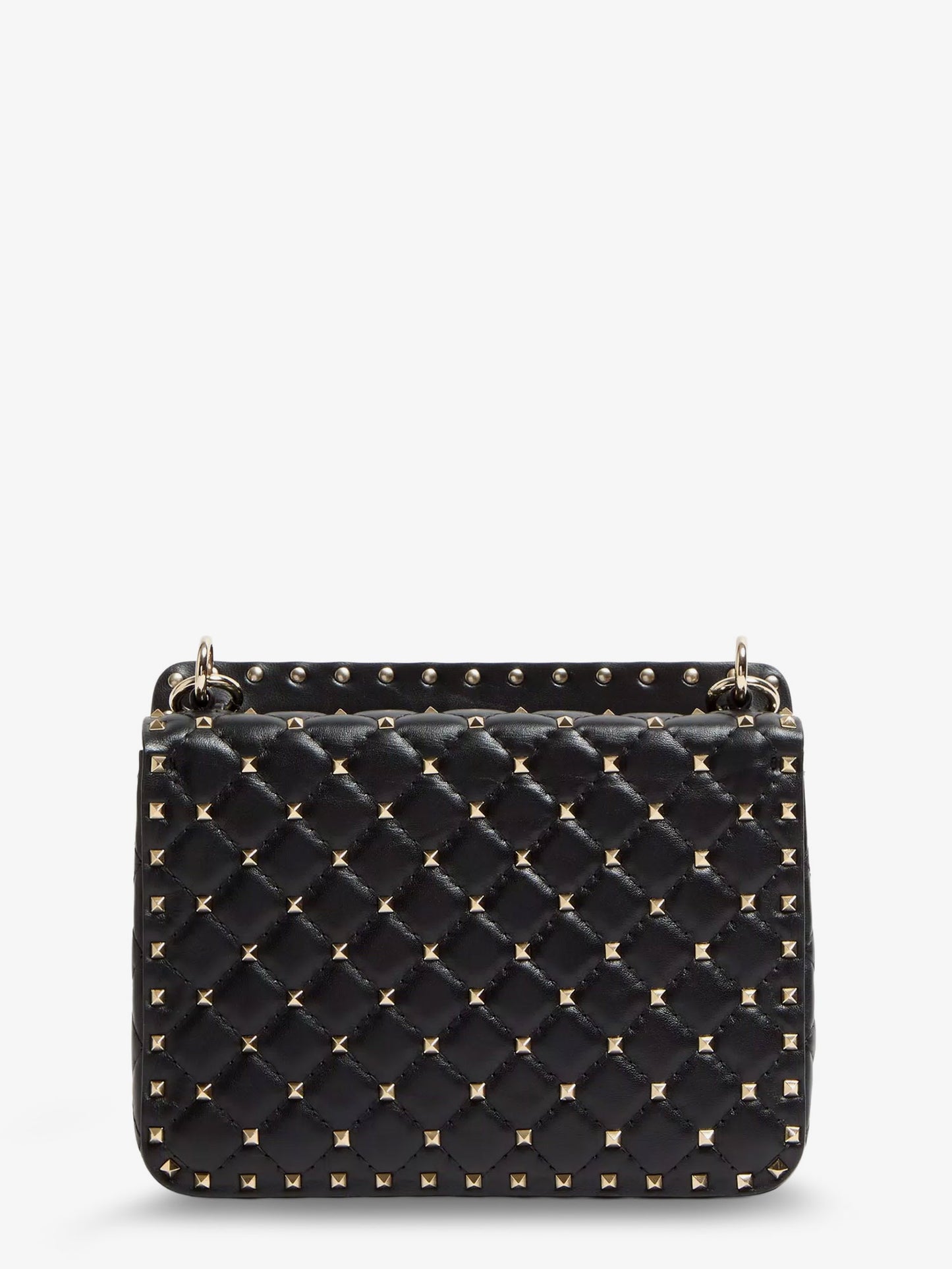 Rockstud Spike leather crossbody bag with iconic all-over studs